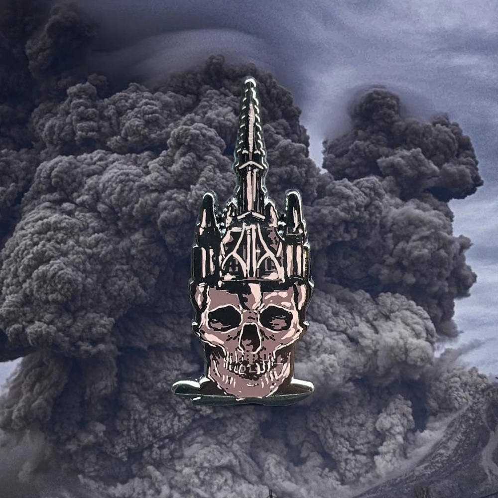Skull Castle Enamel Pin | skull pin | enamel pins | pins